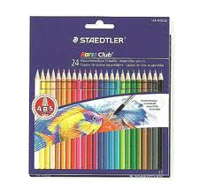 Staedtler Acuarelables Carton X 24 + Pincel