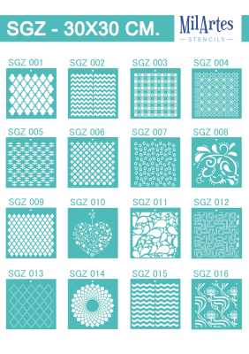Stencil Sgz 30X30