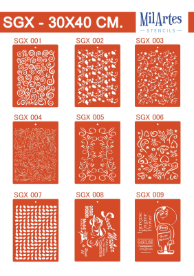 Stencil Sgx 30X40
