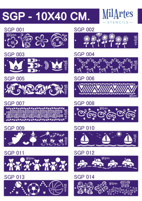 Stencil Sgp 10X40