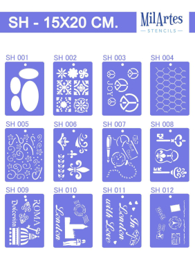 Stencil Sh 15X20