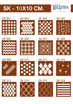 Stencil Sk 10X10