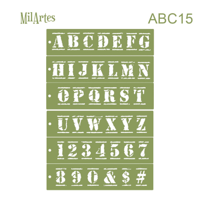 Stencil Abc 15 (7Cm)