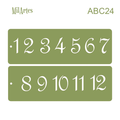 Stencil Abc 24 