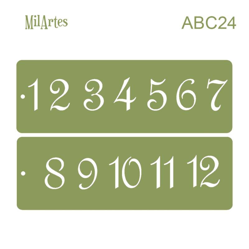 Stencil Abc 24