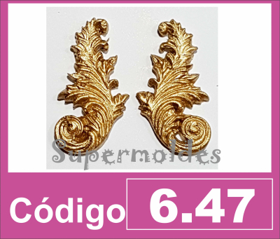 Moldura  2U 6 Cm