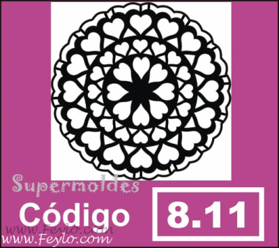 Aplique Circulo De Corazones