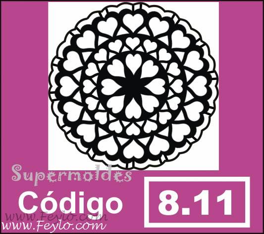 Aplique Circulo De Corazones