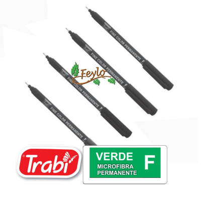 Microfibras Permanente Fino Verde