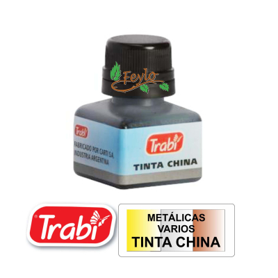 Tinta China Trabi Metalicas X 15Cc 