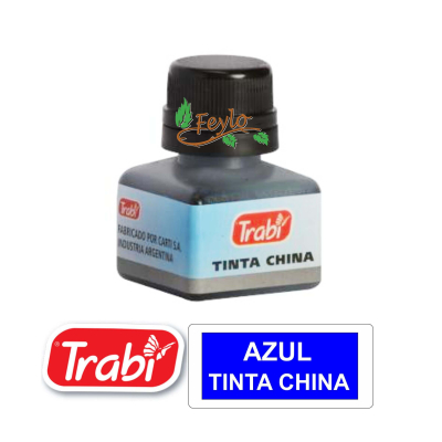 Tinta China Trabi X 15Cc Azul