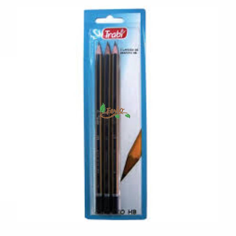Lapiz Grafito Blister X 3 2H/Hb/2B