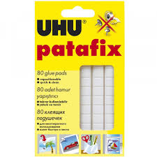 Uhu Pata Fix Invisible  (12 Cuadrados)