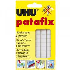 Uhu Pata Fix Invisible  (12 Cuadrados)