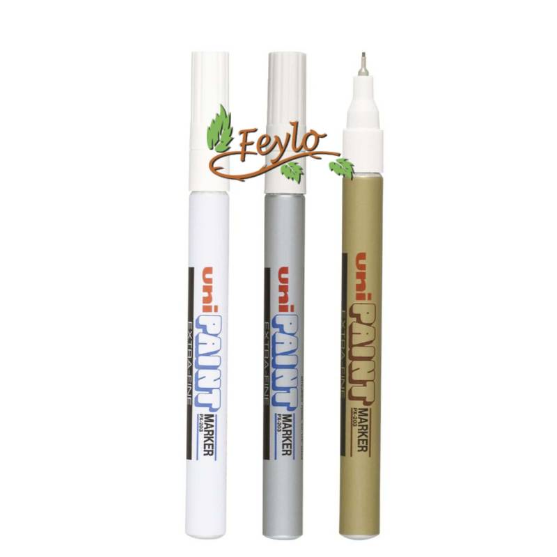 Marcador Uni Paint Extra Fino Solvente