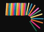 Palito De Helado Colores Varios X 50 Unidades