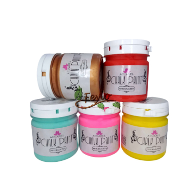 Promo Pintura A La Tiza Acuarel X 200 Cc X 10 Unidades