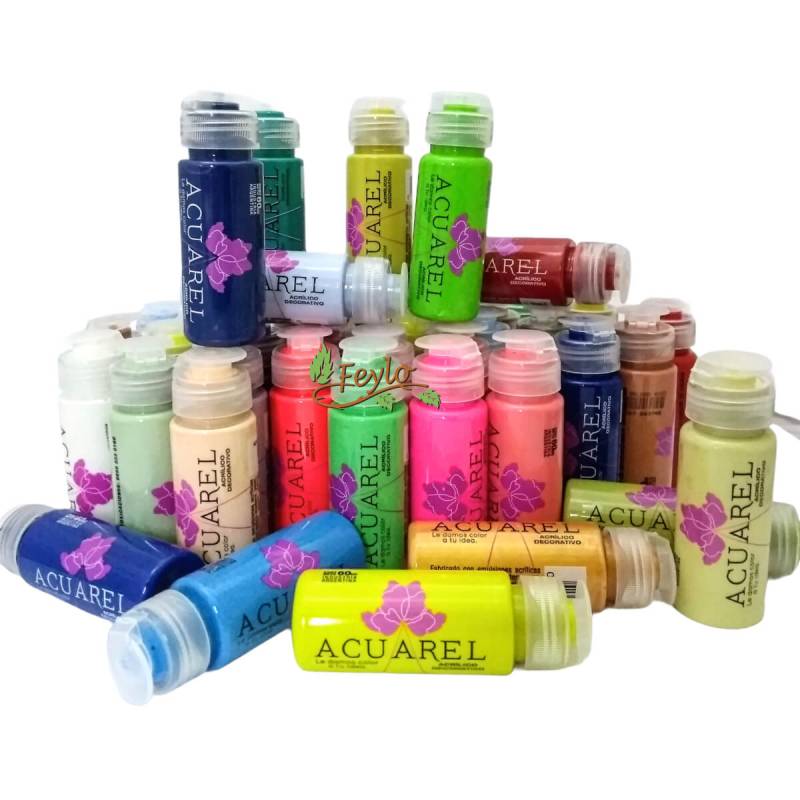 Promo Acrilico Decorativo X 60Cc Acuarel X 20