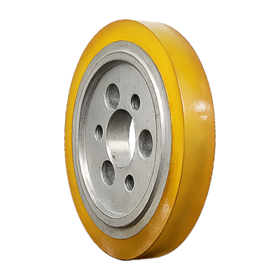 Rueda engomada de arrastre 140mm x 20mm x 35mm, Marzica