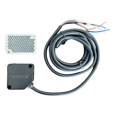 Fotocélula sensor retroreflectivo para materiales opacos, Autonics, modelo BEN5M-MFR. 5 mts. de alcance, NA/NC, salida a rele, alimentacion 20 a 240 Vca/Vcc (in