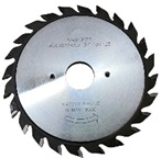 Hoja de corte para incisor compuesto, Ø120 mm exterior × Ø22 mm eje, 12+12 dientes, modelo KS132, KDT