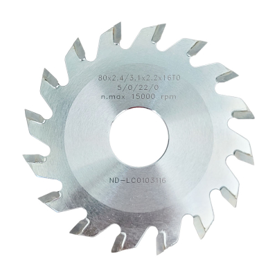 Hoja circular de retestador  Ext 80 x Eje Ø20 x 2.4/3.1 x Z:16, para para Max 330/340M/350M, OAV