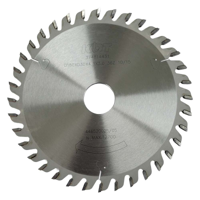 Hoja de Corte incisor,  ØExt:180mm x ØEje:30mm x Z=36 para Accura 3.2