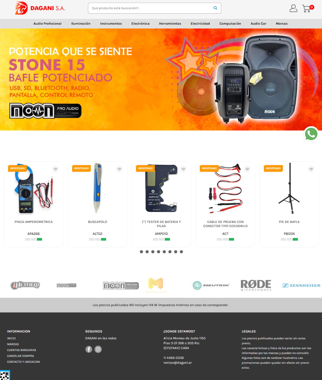 Proyecto eCommerce Dagani, Soluciones en Tecnología
