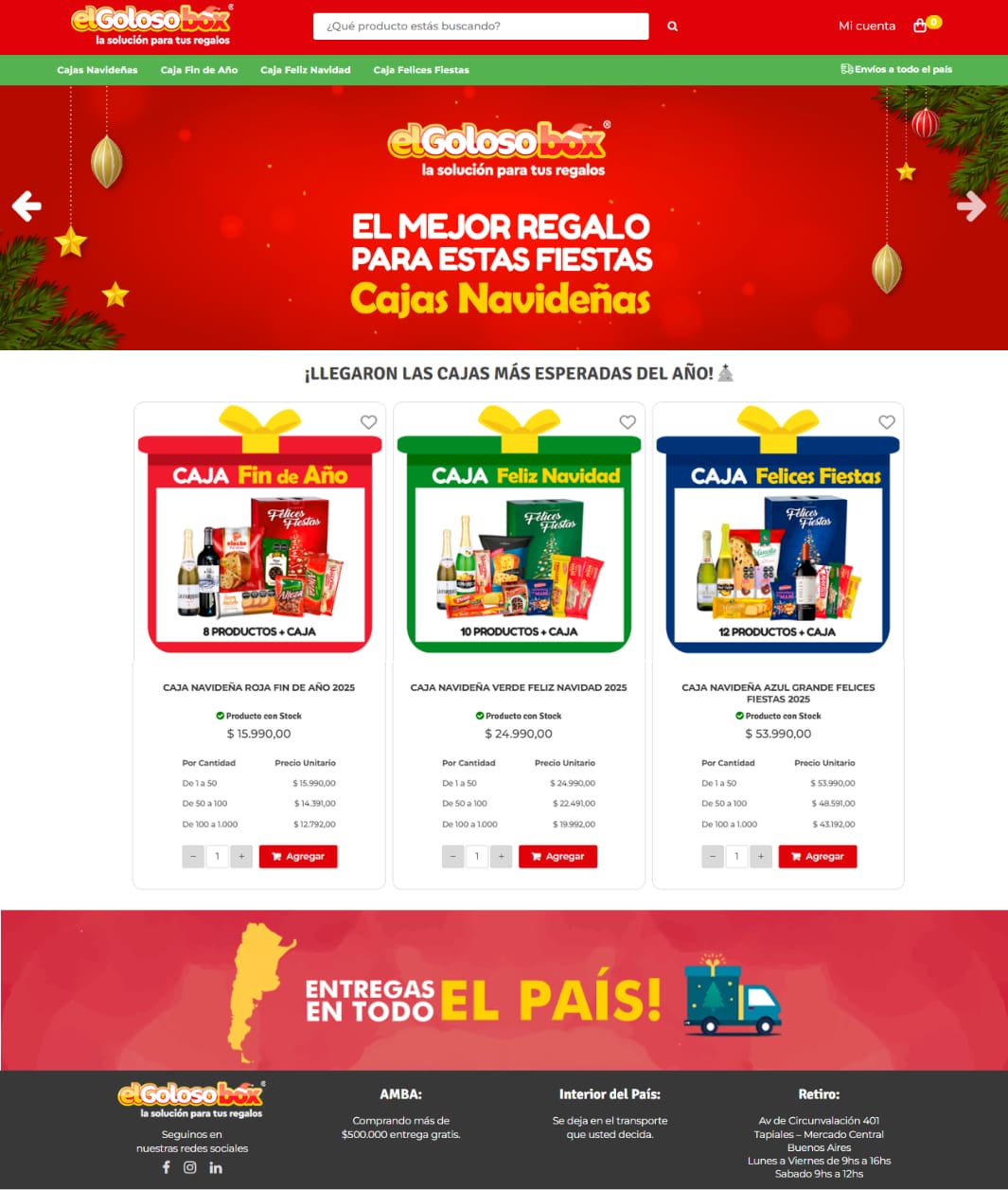 Proyecto Gestor de Pedidos El Goloso Box