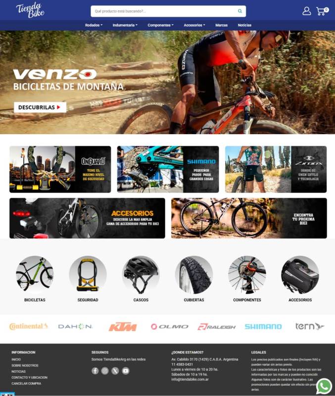Proyecto eCommerce Minorista Tienda Bike