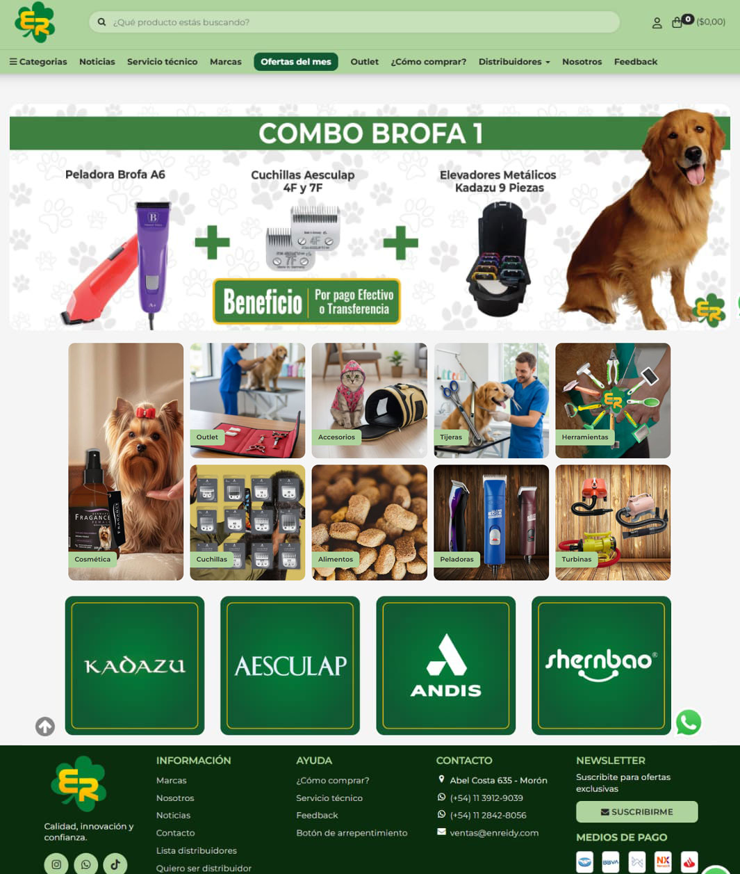 Gestor de Pedidos para distribuidor Enreidy S.R.L.
