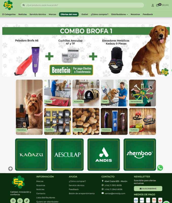 Gestor de Pedidos para distribuidor Enreidy S.R.L.