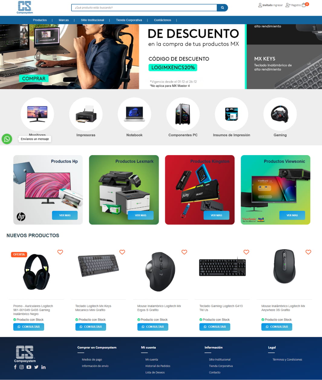 Proyecto eCommerce Composystem