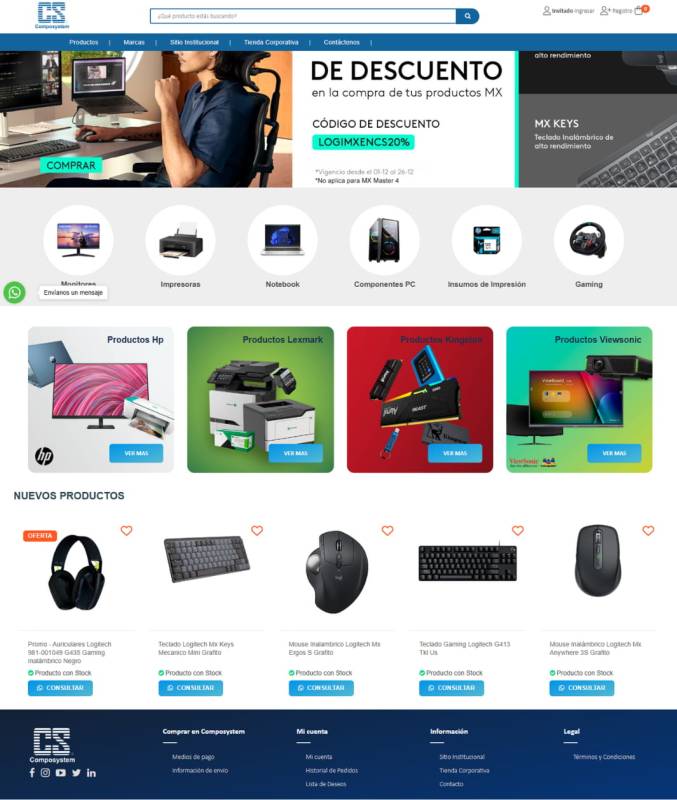 Proyecto eCommerce Composystem