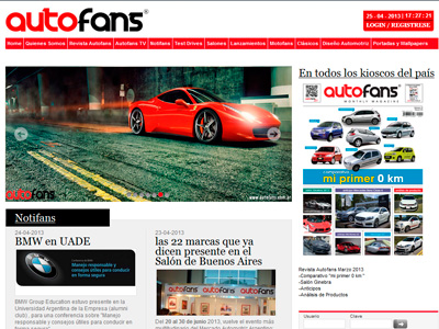 Autofans - Portal Dinámico