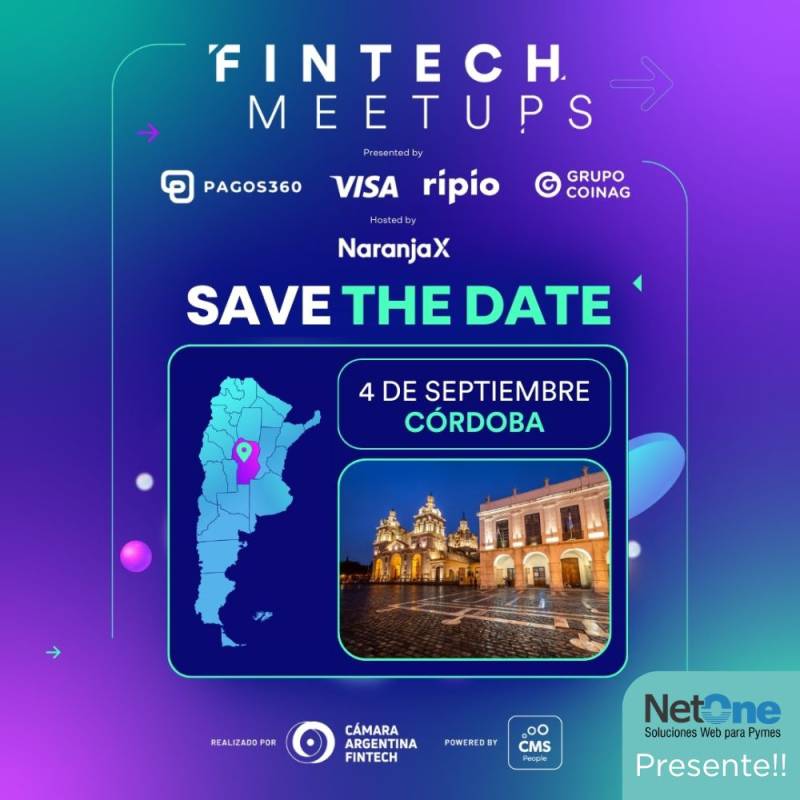 NetOne presente en Fintech Meetups 2025 | Córdoba