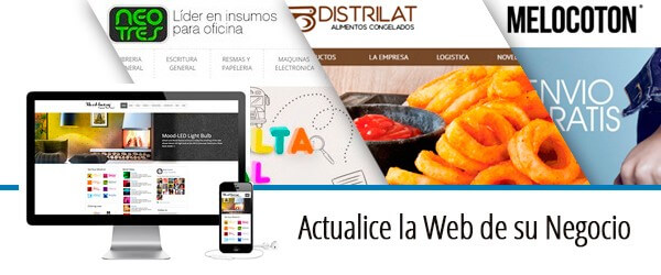 ¡Actualice la Web de su Negocio y arranque el 2015 con Todo!