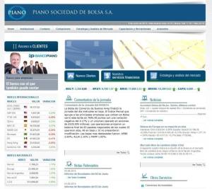 Portal Web Piano Bursatil